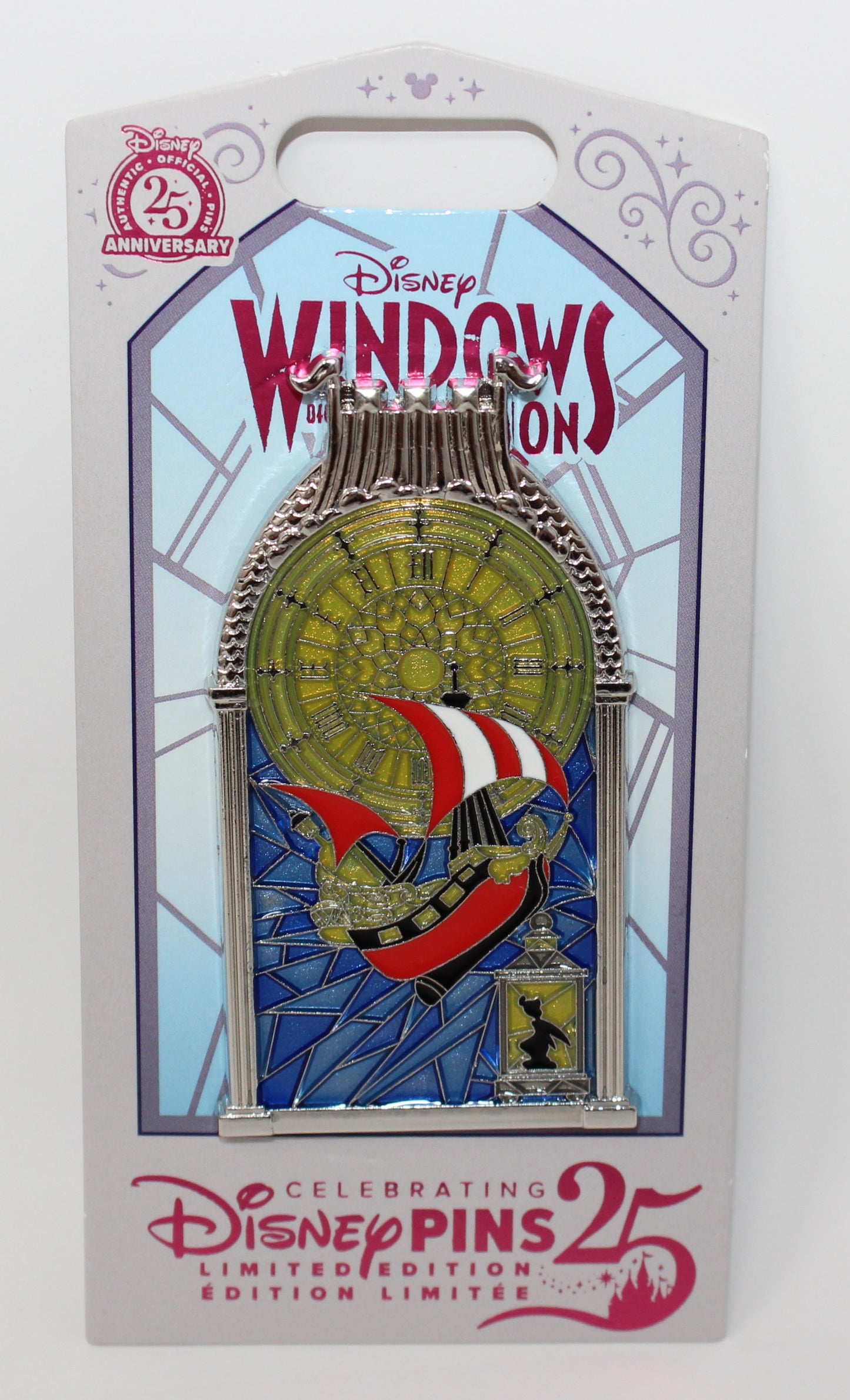 Peter Pan's Flight Windows of Attraction Disney Pin