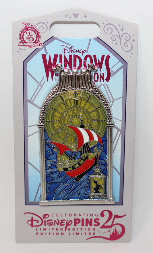 Peter Pan's Flight Windows of Attraction Disney Pin