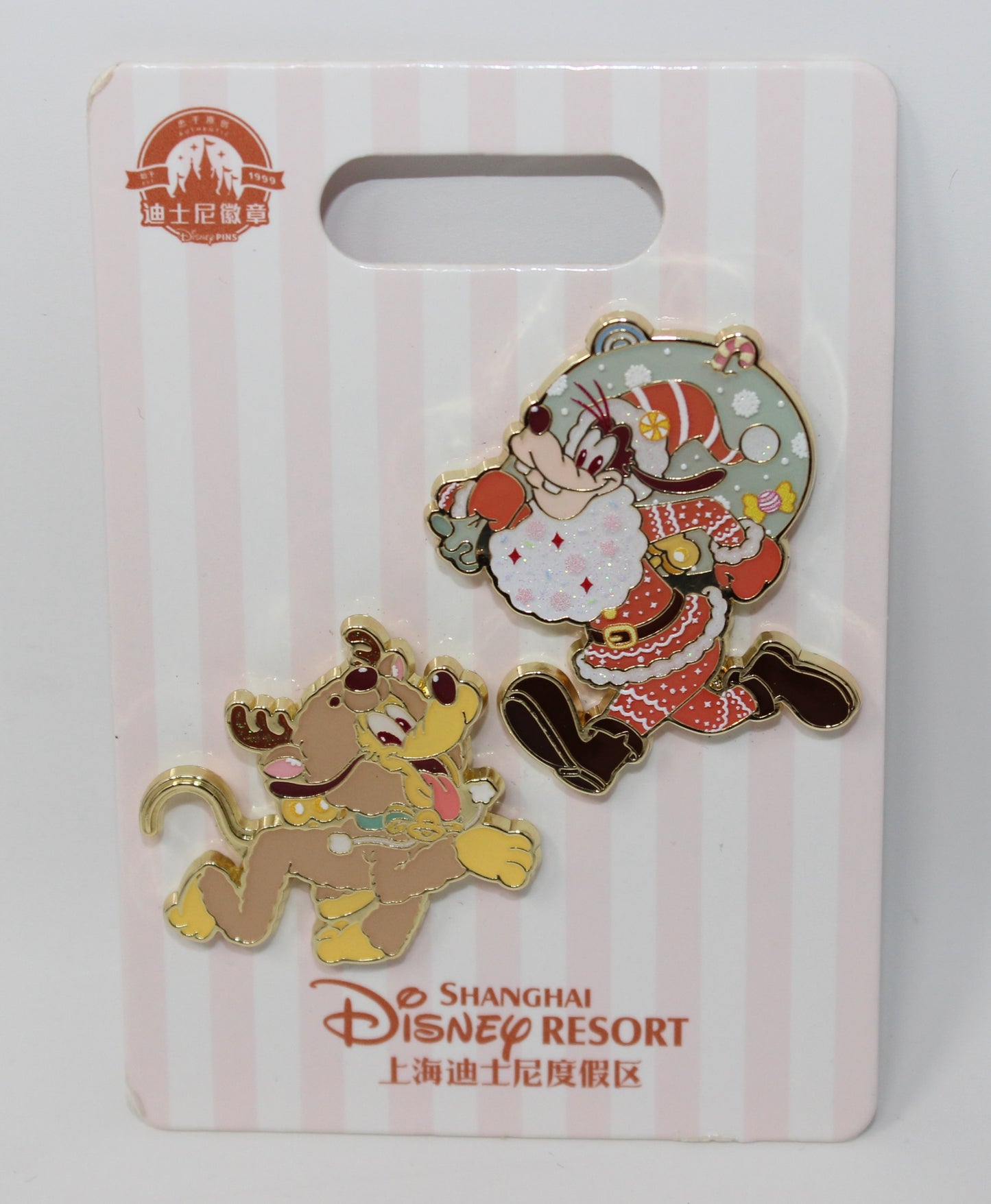 Pluto & Goofy Christmas 2025 Disney Pin Set