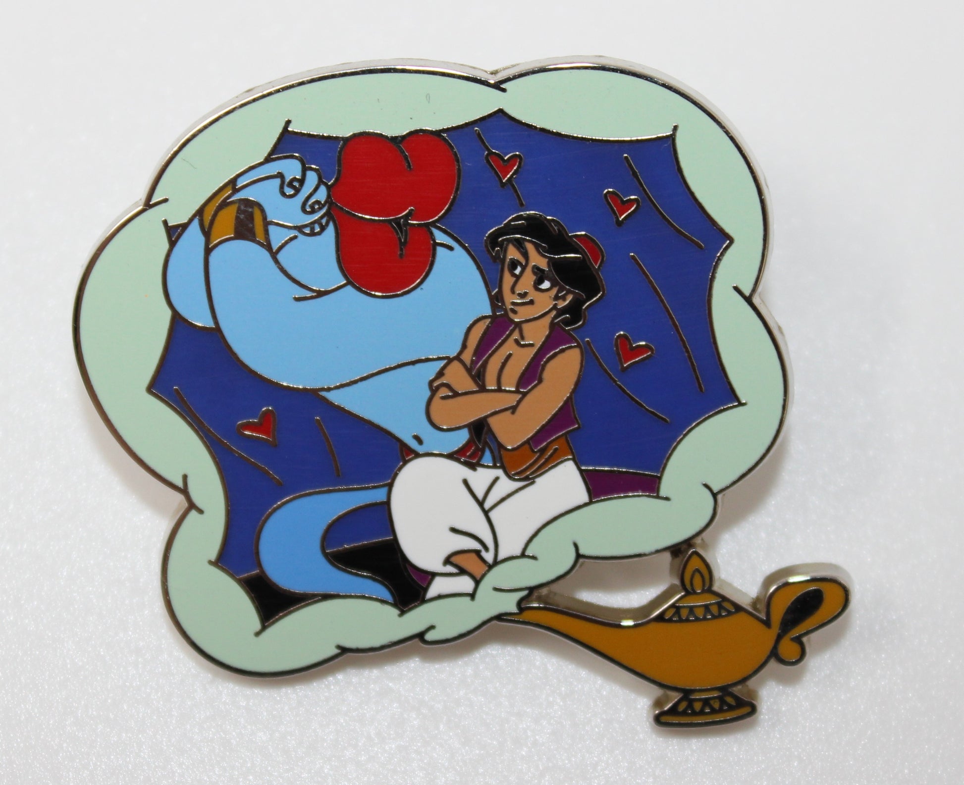 Puckered Up Genie Aladdin 30th Anniversary Mystery Disney Pin
