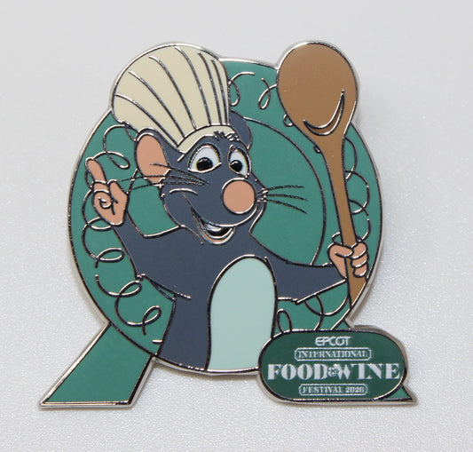Remy 2026 Epcot Food & Wine Festival Mystery Disney Pin