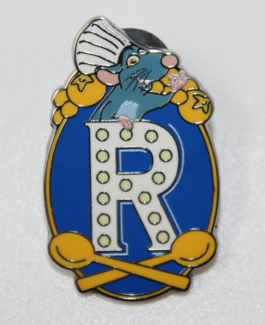 Remy's Ratatouille Adventure R Attraction Alphabet Mystery Disney Pin