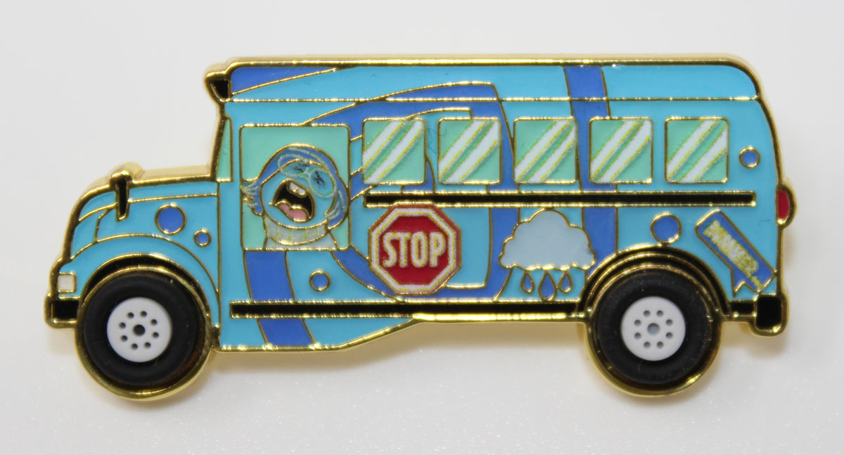 Sadness Inside Out Bus Mystery Loungefly Pin