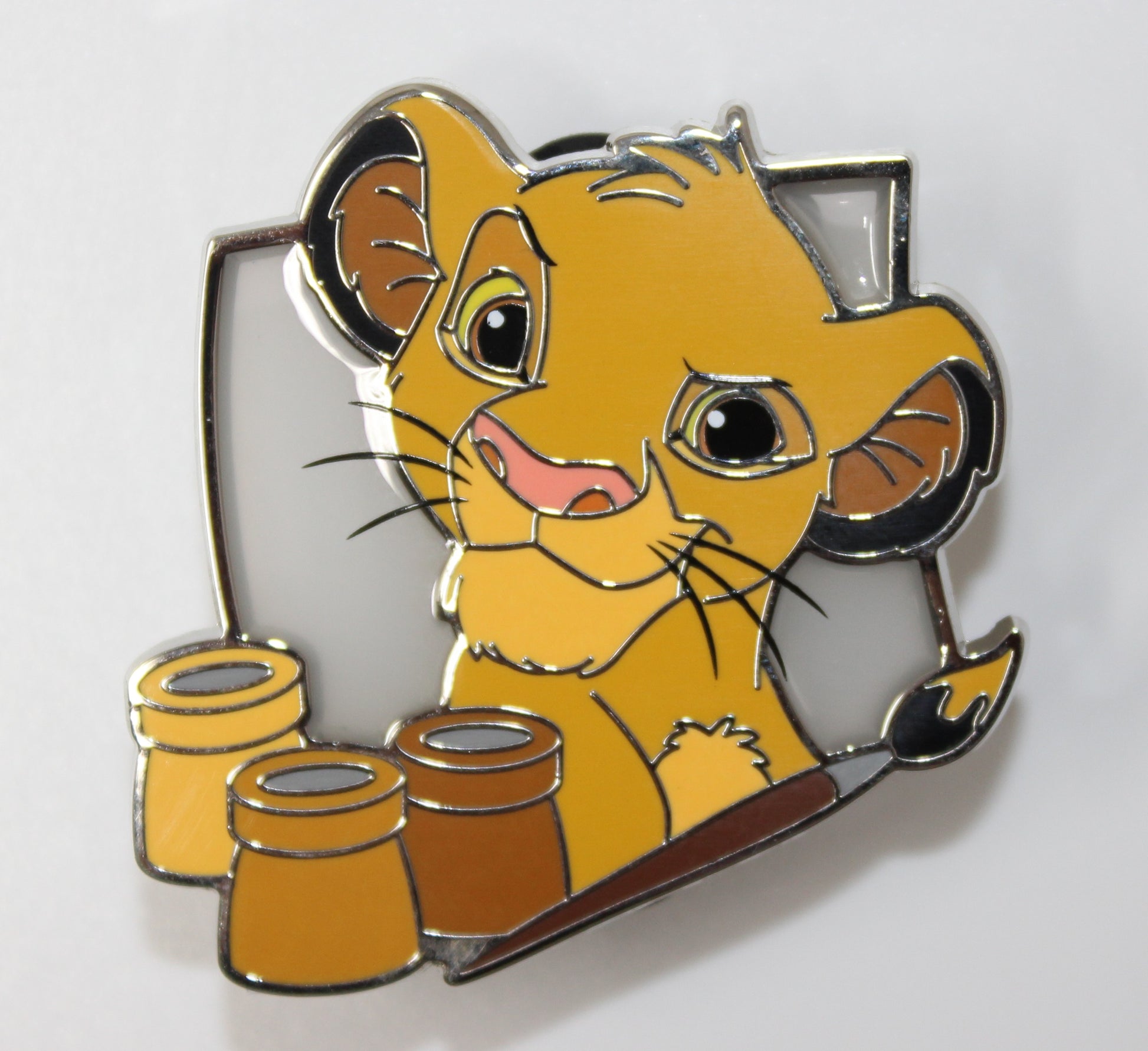 Simba Brush of Magic Mystery Disney Pin