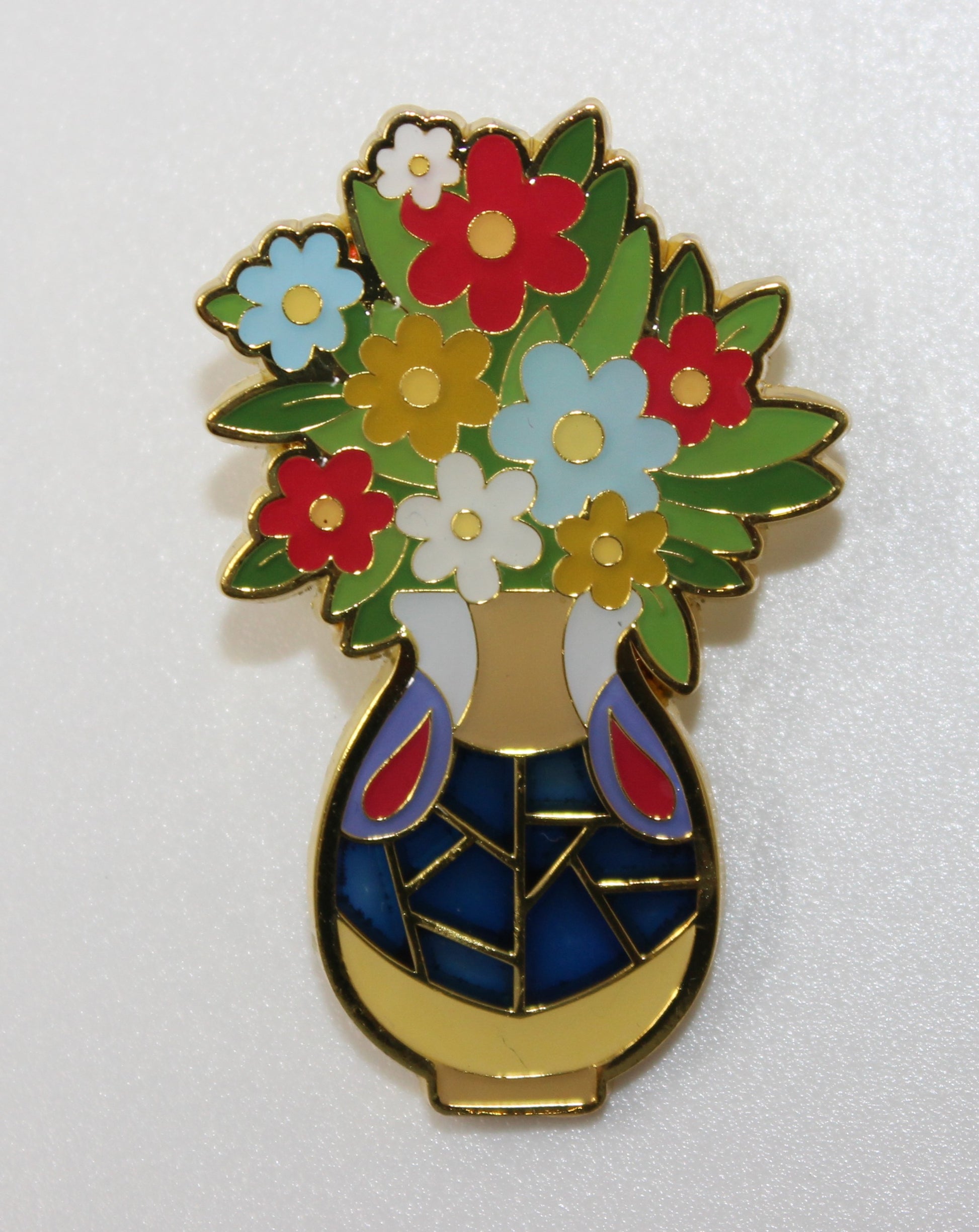 Snow White Disney Princess Flower Vase Stained Glass Mystery Loungefly Pin
