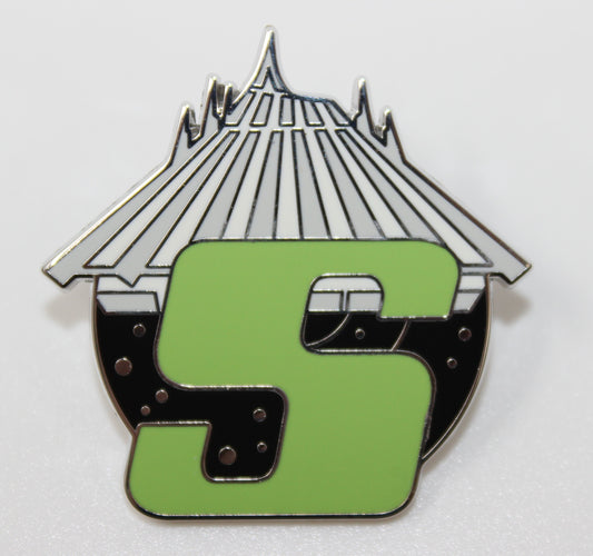 Space Mountain S Attraction Alphabet Mystery Disney Pin