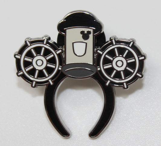 Steamboat Willie Ear Headband Chaser Disneyland 2025 Hidden Disney Wave A Pin
