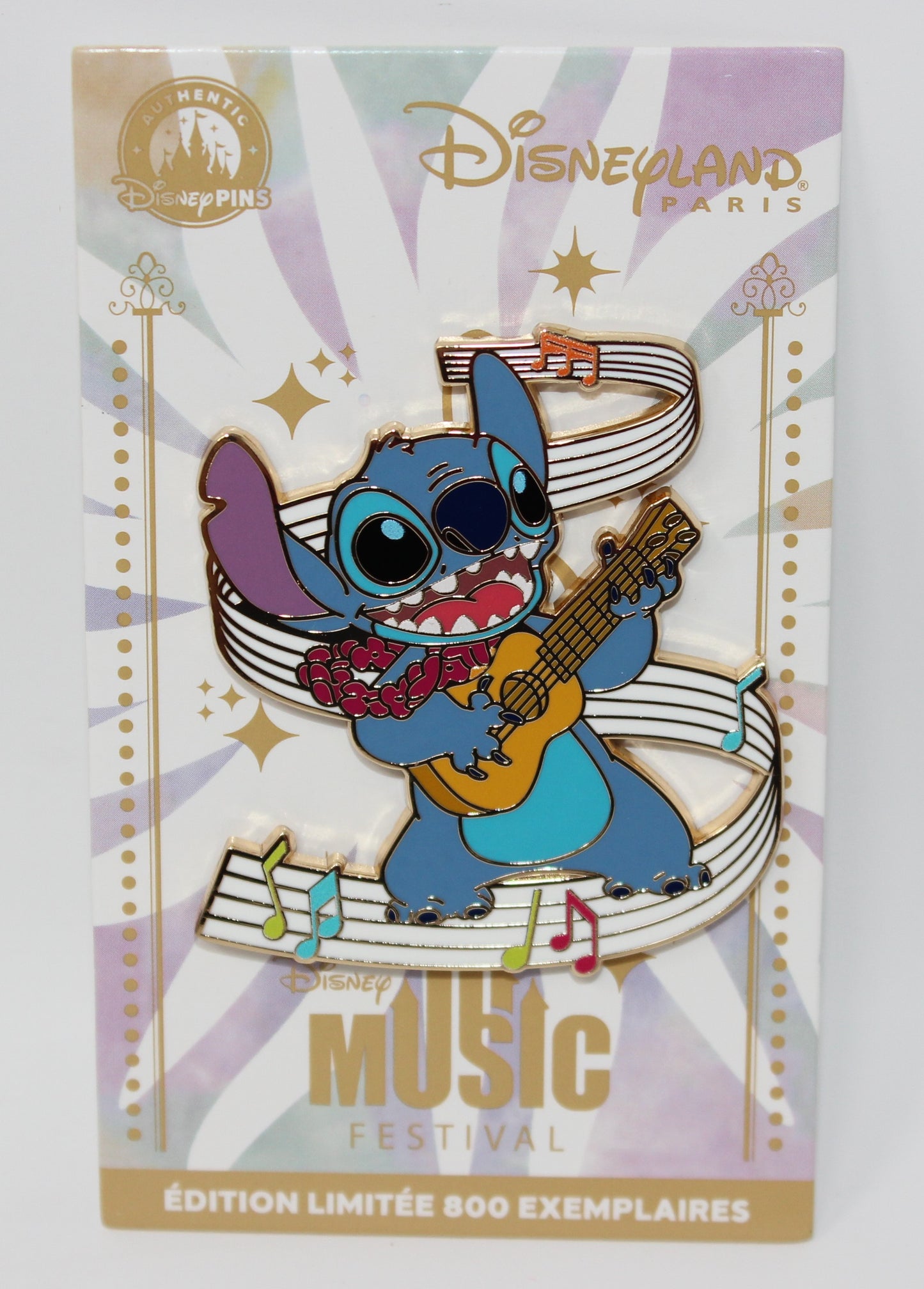 Stitch 2025 Music Festival Disneyland Paris Disney Pin 263/800