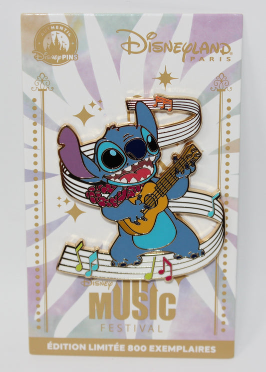 Stitch 2025 Music Festival Disneyland Paris Disney Pin 263/800