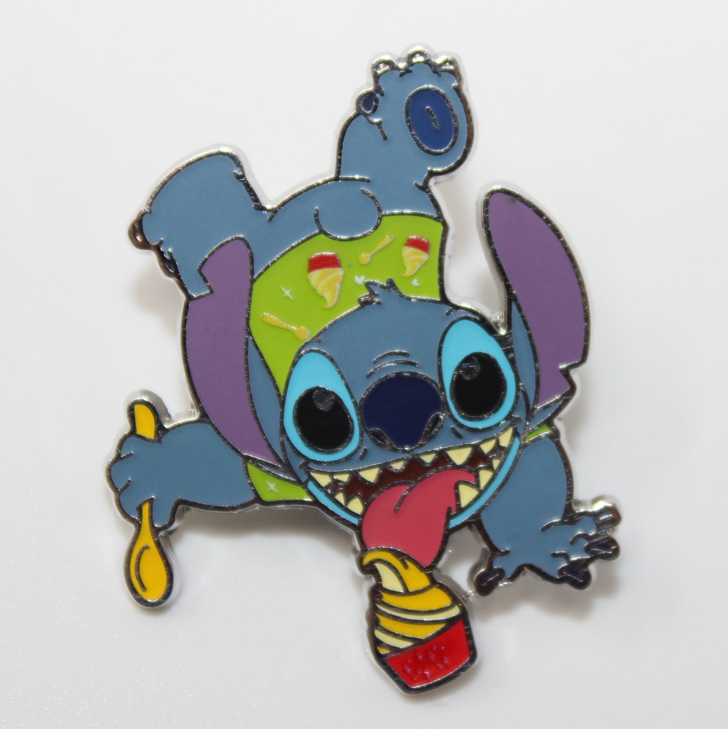 Stitch Dole Whip Stitch Attacks Snacks Mystery Disney Pin
