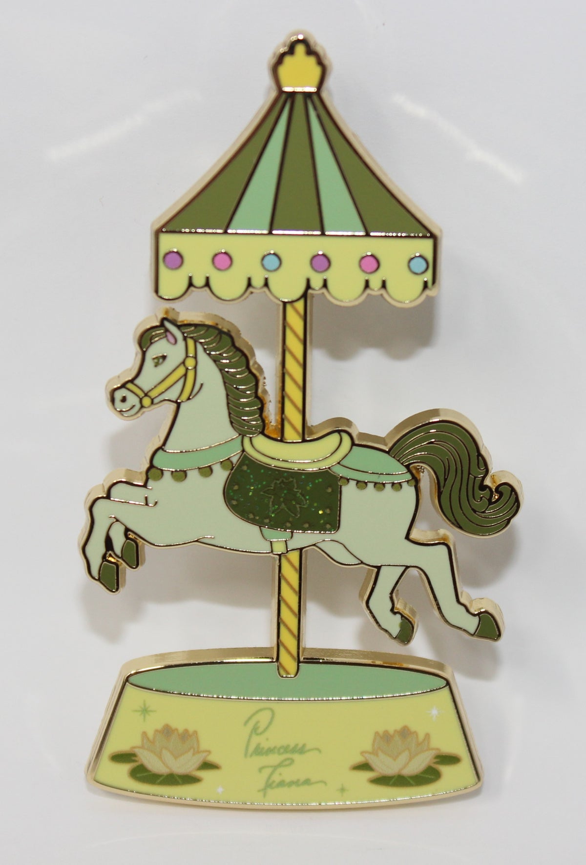 Tiana Disney Princess Royal Carousel Pink a la Mode Mystery Disney Pin