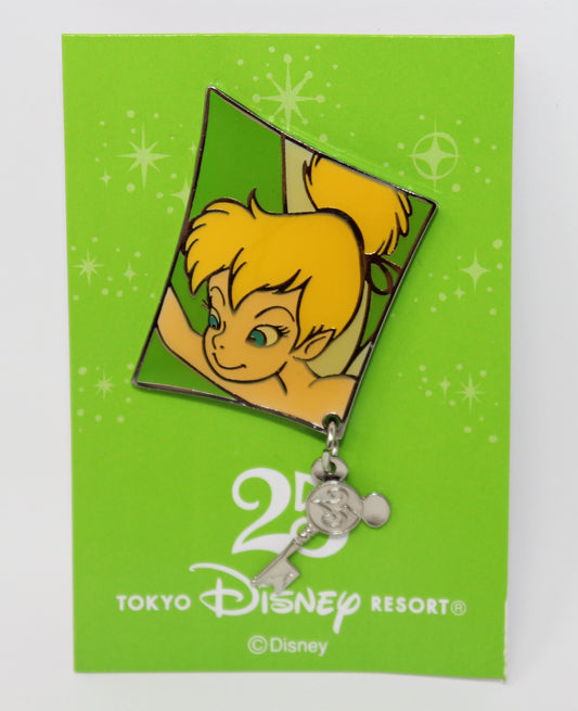 Tinker Bell Tokyo Disneyland 25th Anniversary Key Collection Disney Pin