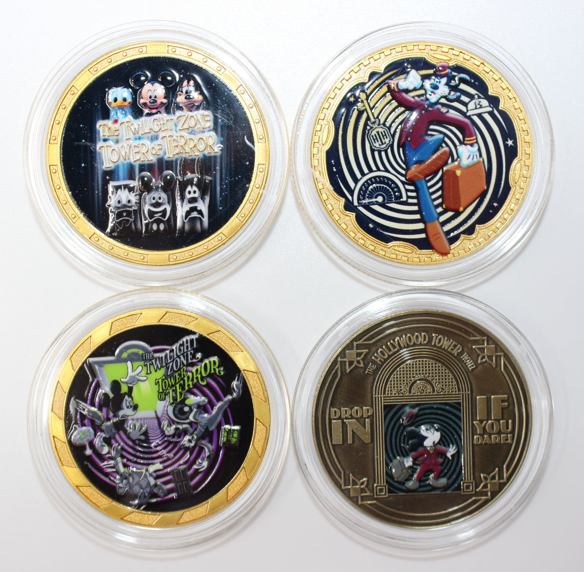 Tower of Terror Disney Medallion Set