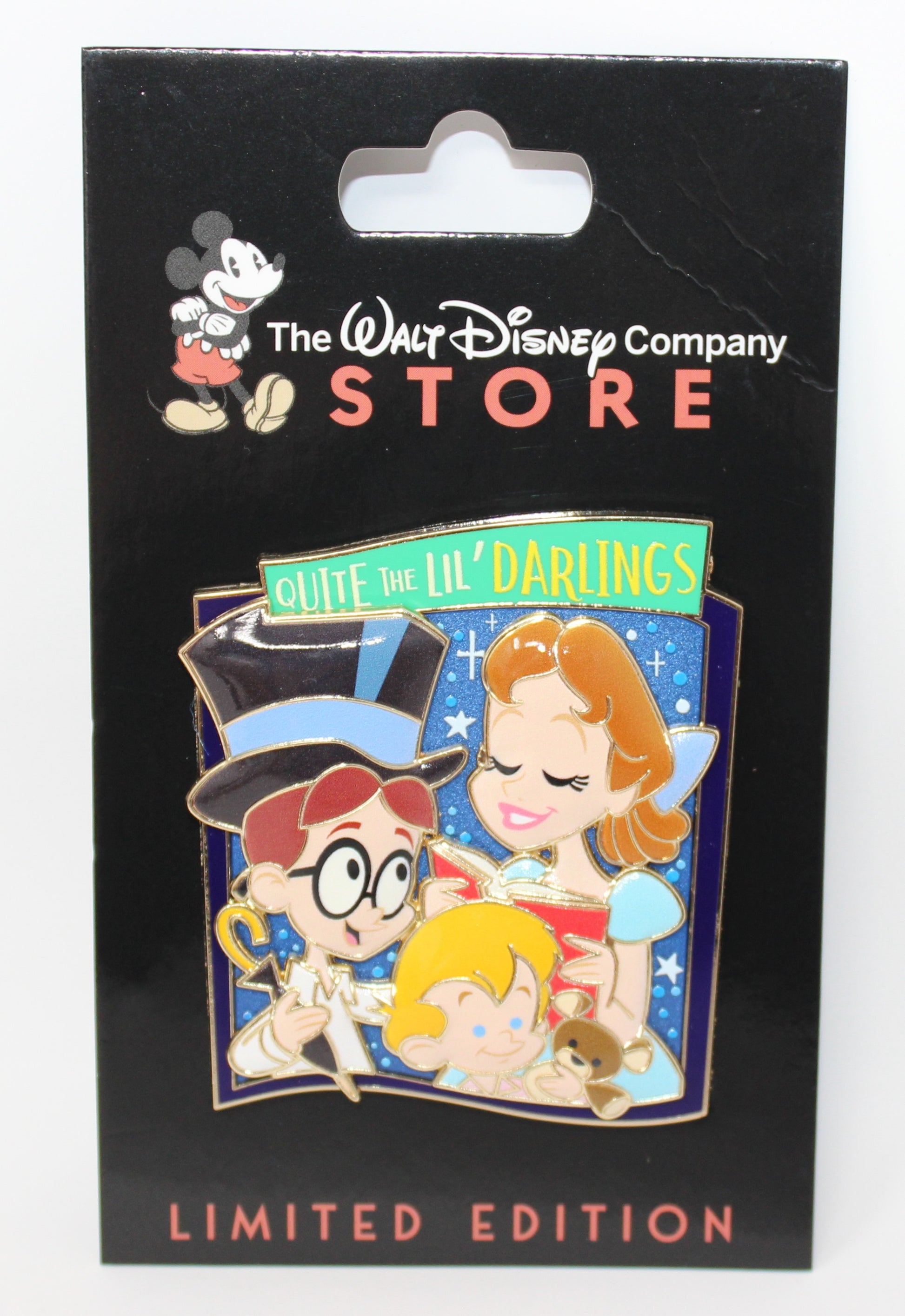 Wendy John & Michael Sibling Sayings Disney Employee Center Pin