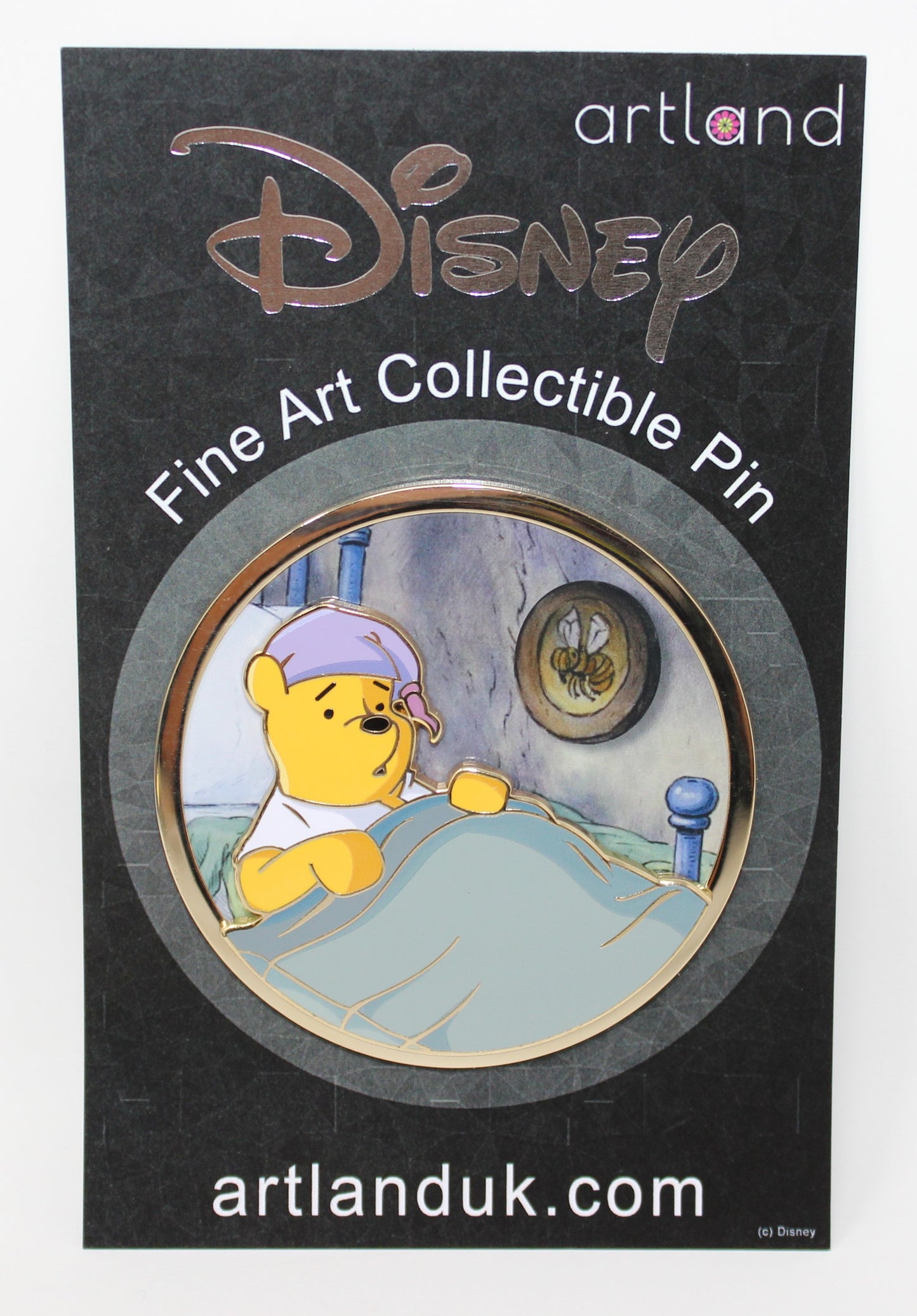 Winnie the Pooh Ready for Bed Artland Fine Art Collectible AP Disney Pin