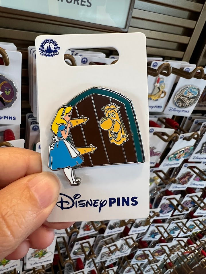 Alice & Doorknob Disney Pin