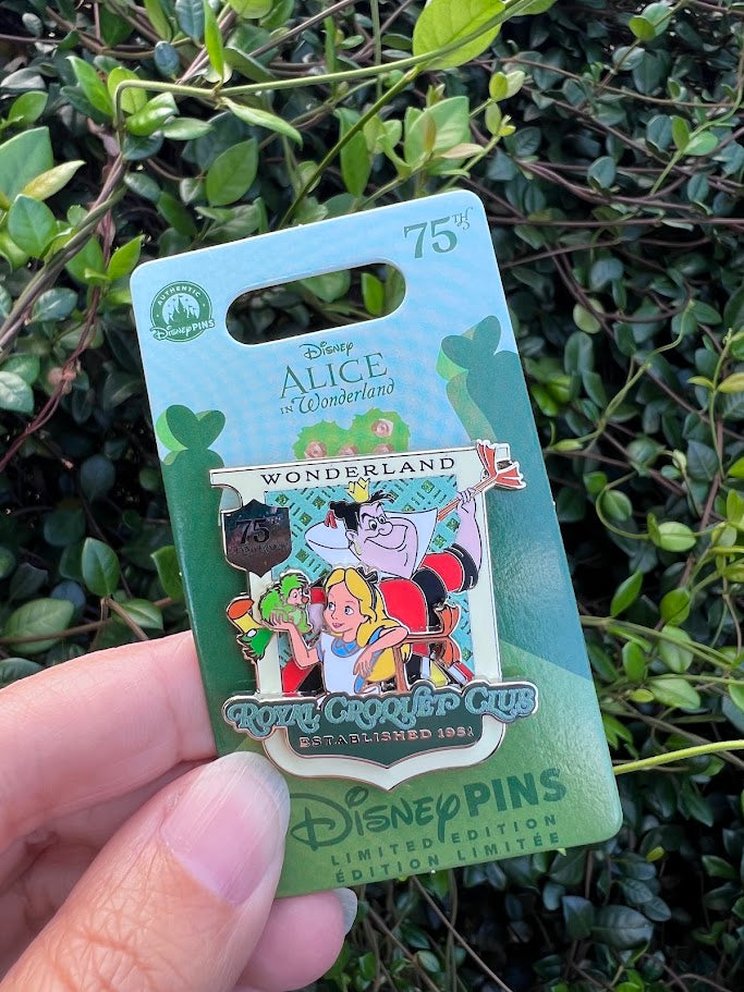 Alice & Queen of Hearts Alice in Wonderland 75th Anniversary Disney Pin