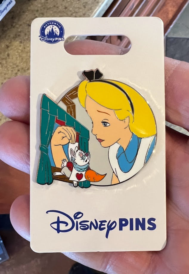 Alice & White Rabbit Disney Pin – Shopping the Parks