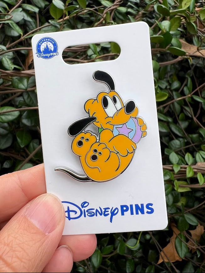 Baby Pluto with a Ball Disney Pin