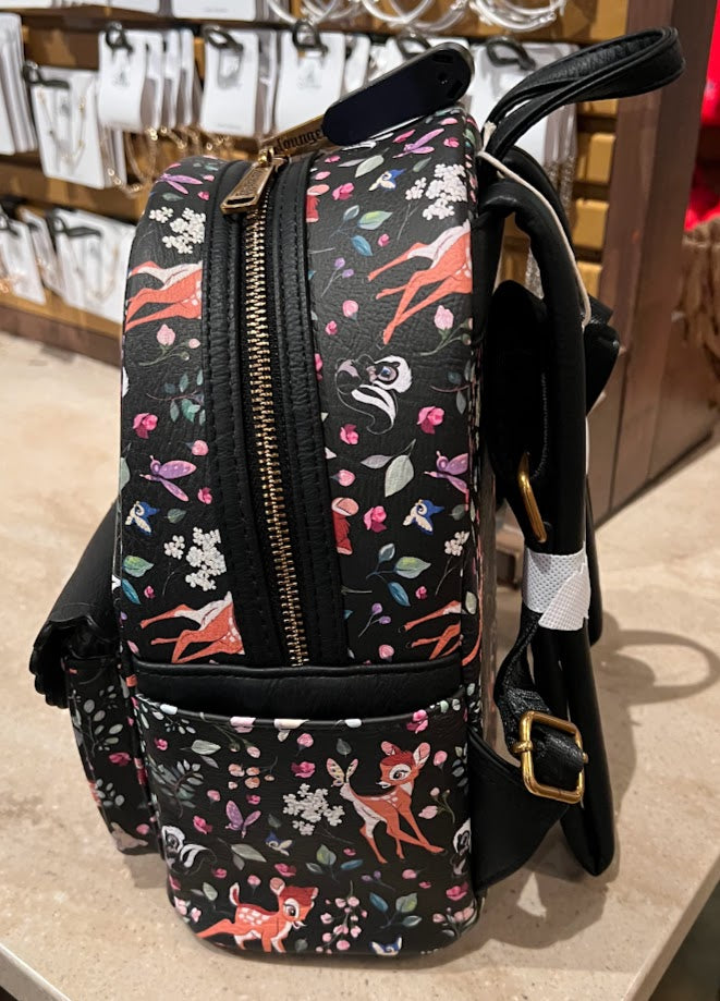 Bambi & Friends Floral Loungefly Disney Mini Backpack