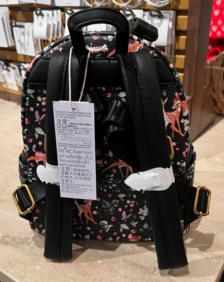 Bambi & Friends Floral Loungefly Disney Mini Backpack