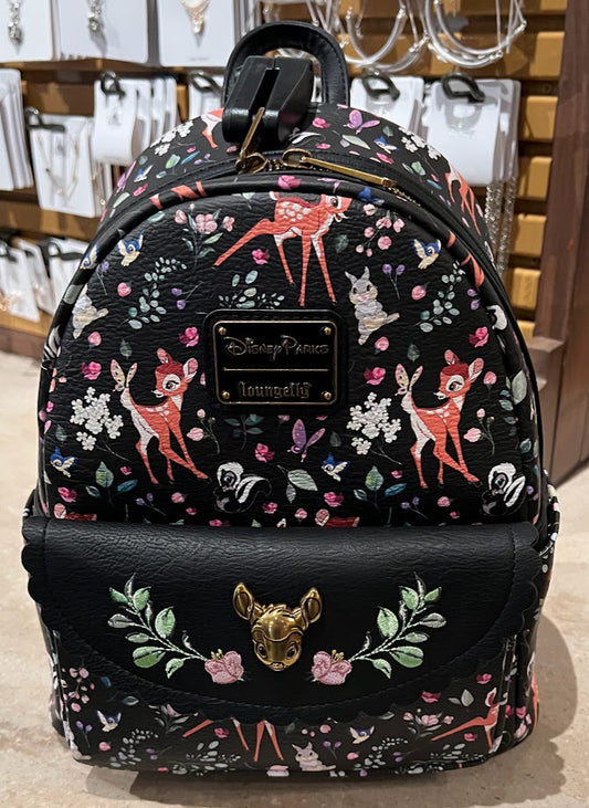 Bambi & Friends Floral Loungefly Disney Mini Backpack