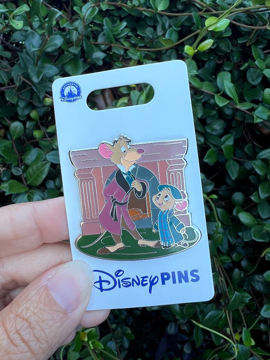 Basil & Olivia The Great Mouse Detective Disney Pin