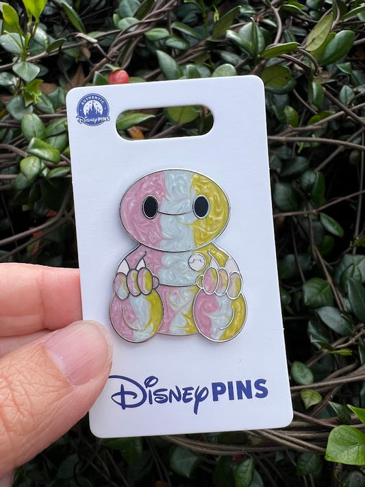 Baymax Pastel Big Feet Plush Disney Pin