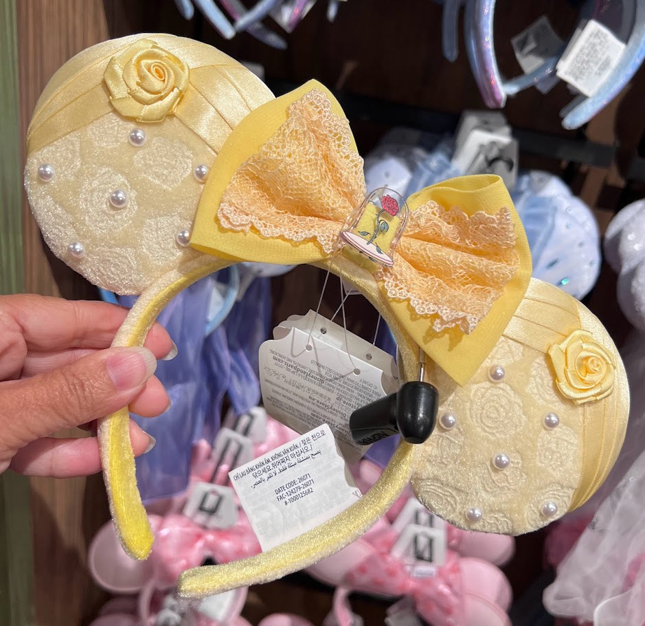 Belle Minnie Mouse Ears Headband