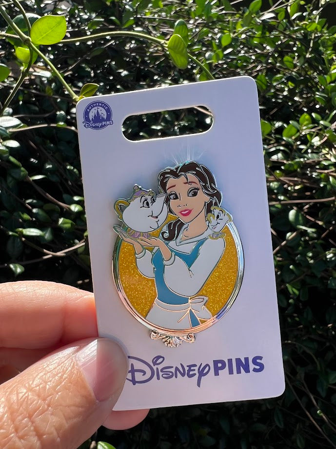 Belle Mrs. Potts & Chip Disney Pin