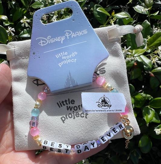 Best Day Ever Little Words Project Beaded Disney Bracelet