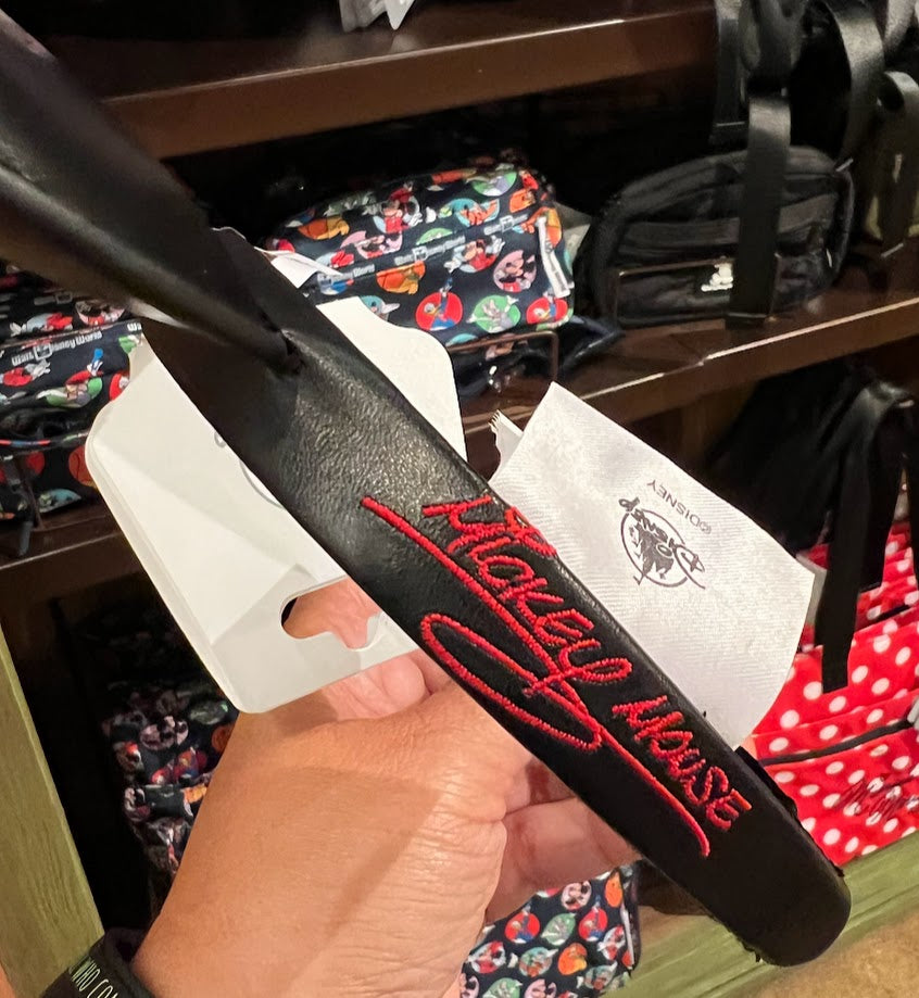 Black Mickey Mouse Autograph Ears Headband
