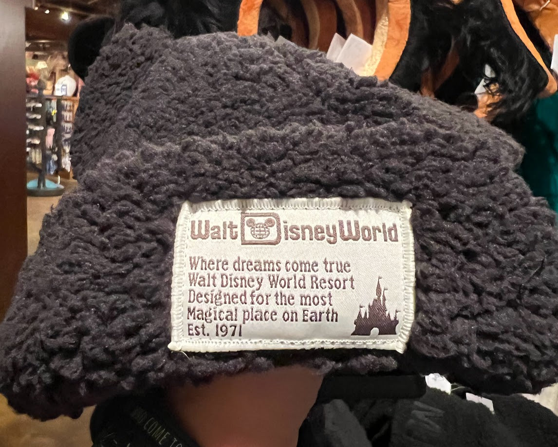 Black Sherpa Mickey Mouse Beanie