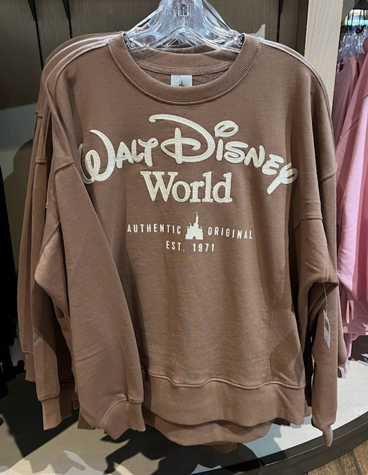 Brown Walt Disney World Sweatshirt