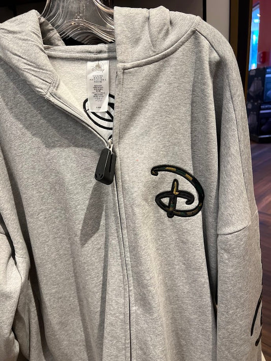 Camouflage Mickey Mouse Walt Disney World Zippered Hoodie