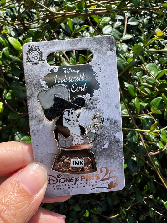 Captain Hook Inkwells of Evil Limited Edition Disney Pin