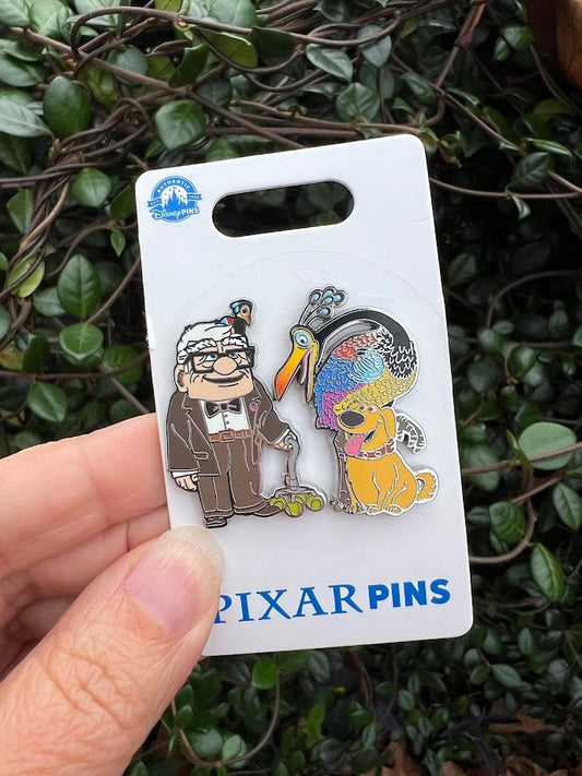 Carl Kevin & Dug Disney Pin Set