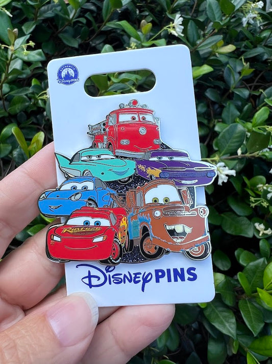 Cars Characters Glitter Disney Pin