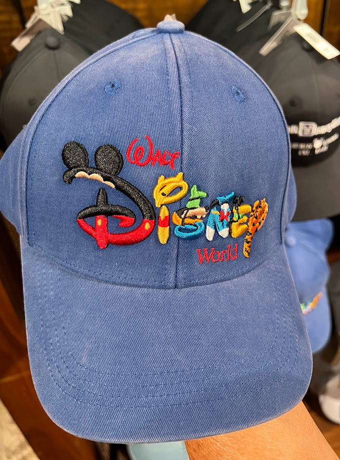 Character Letters Walt Disney World Baseball Cap