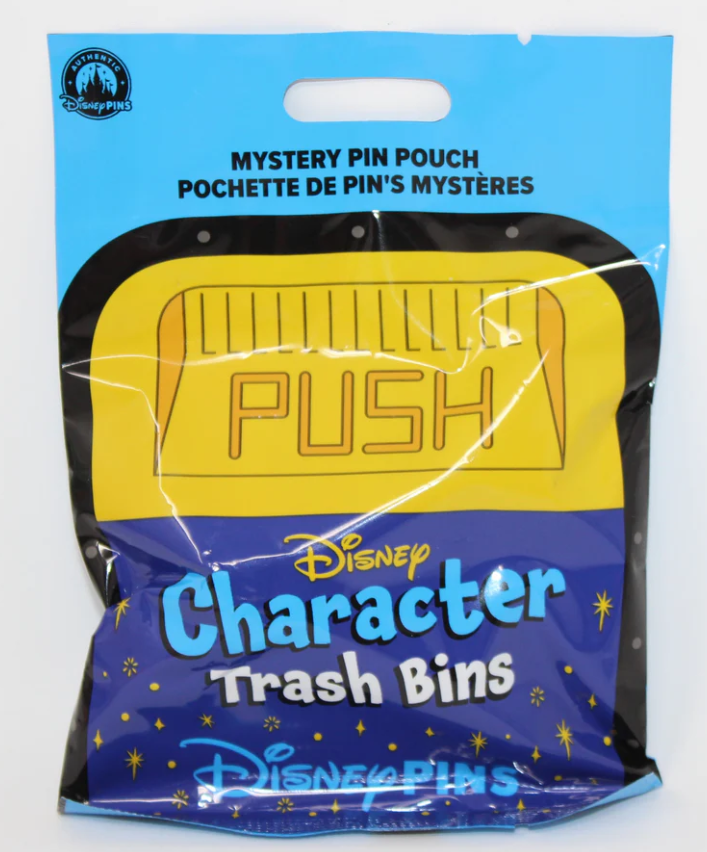 Belle Character Trash Bins Mystery Disney Pin