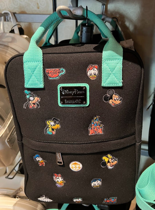Characters & Attractions Canvas Loungefly Backpack