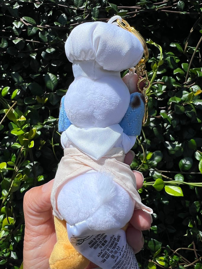 Chef Donald Duck Plush Keychain Bag Charm