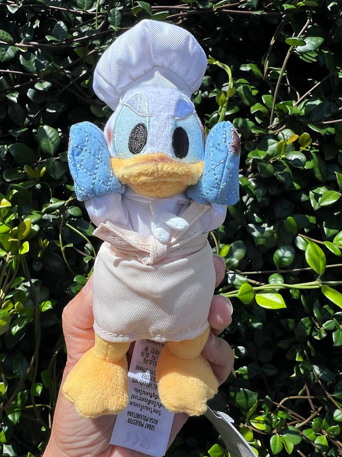 Chef Donald Duck Plush Keychain Bag Charm