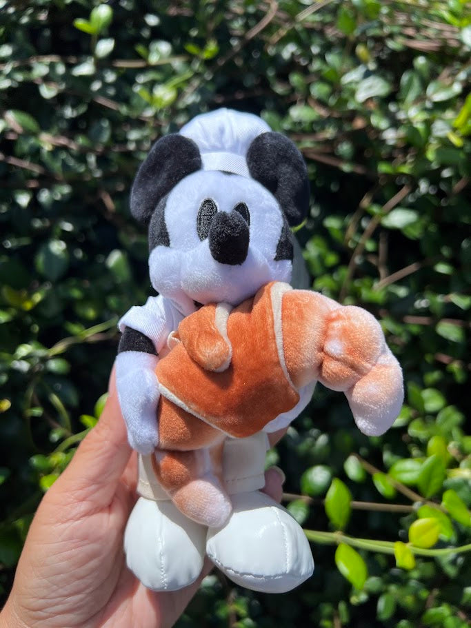 Chef Mickey Mouse Plush Keychain Bag Charm