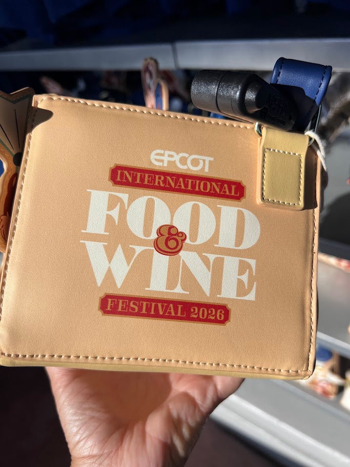 Chip & Dale 2026 Epcot Food & Wine Festival Cake Loungefly Purse