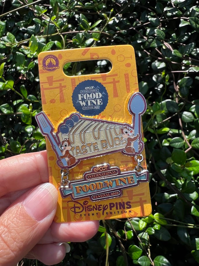 Chip & Dale 2026 Epcot Food & Wine Festival Disney Pin