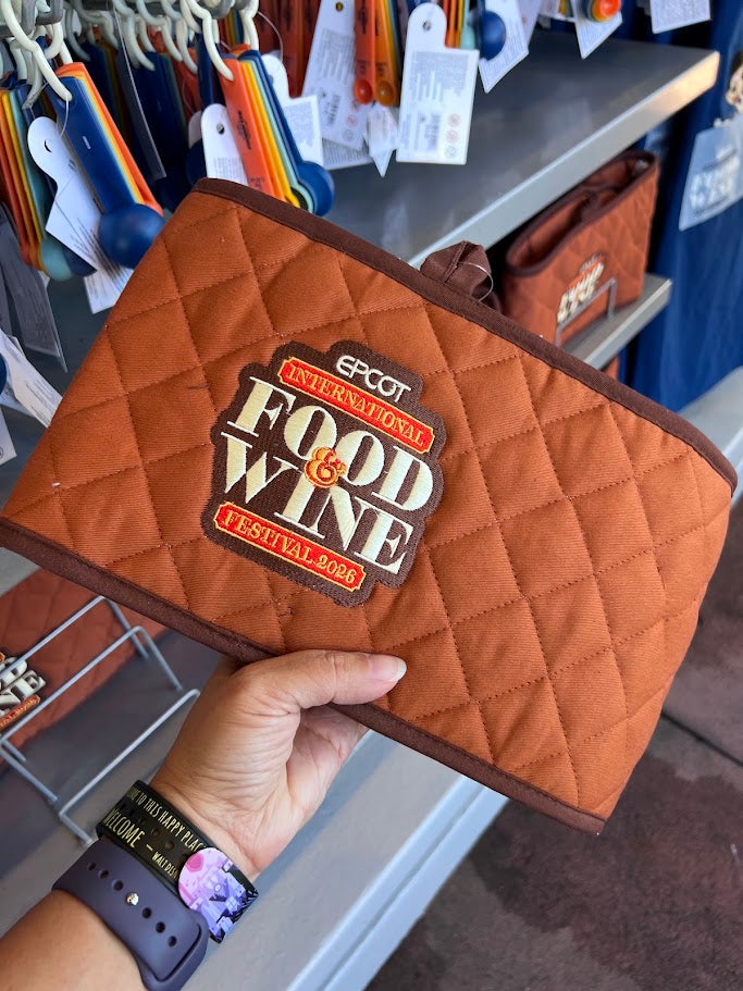 Chip & Dale 2026 Epcot Food & Wine Festival Oven Mitt