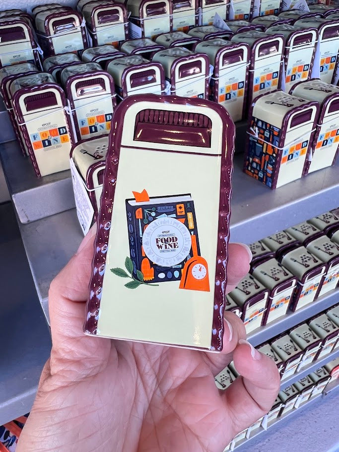 Chip & Dale 2026 Epcot Food & Wine Festival Trash Can Shaker