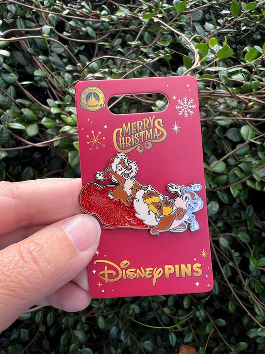 Chip & Dale Christmas 2025 Disney Pin