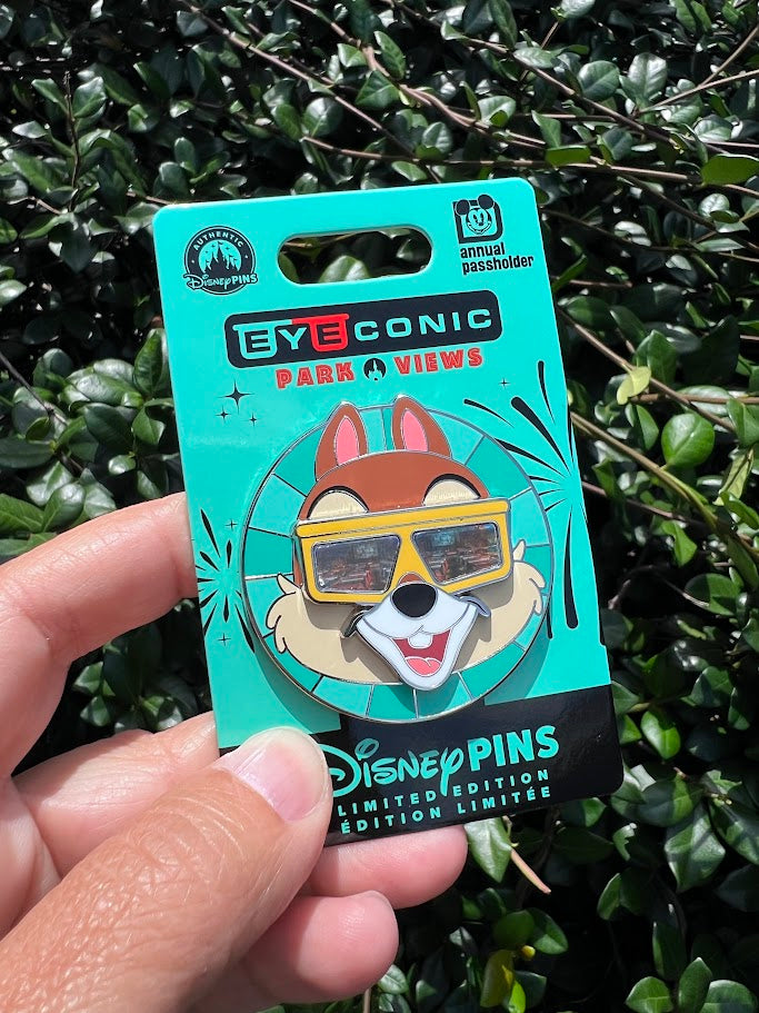 Chip Hollywood Studios Eyeconic Quarterly Series Passholder Disney Pin